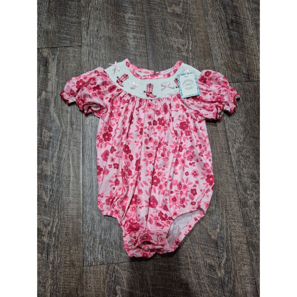 Riley faith designs smocked romper size 18 months